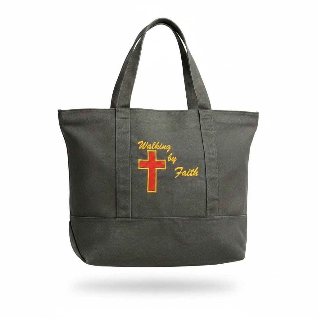 Walking by Faith Tote Bags