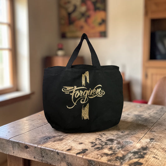 Forgiven tote bag